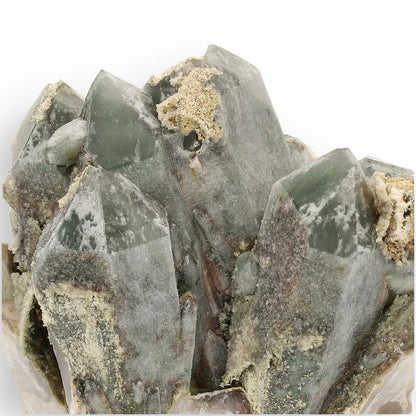 Get your Chlorite Included Quartz Phantom Crystal Cluster online now or in store at Forever Gems in Franschhoek, South Africa