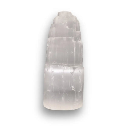 Get your Satin Spar Tower – 10cm Peaceful Energy Pillar online now or in store at Forever Gems in Franschhoek, South Africa