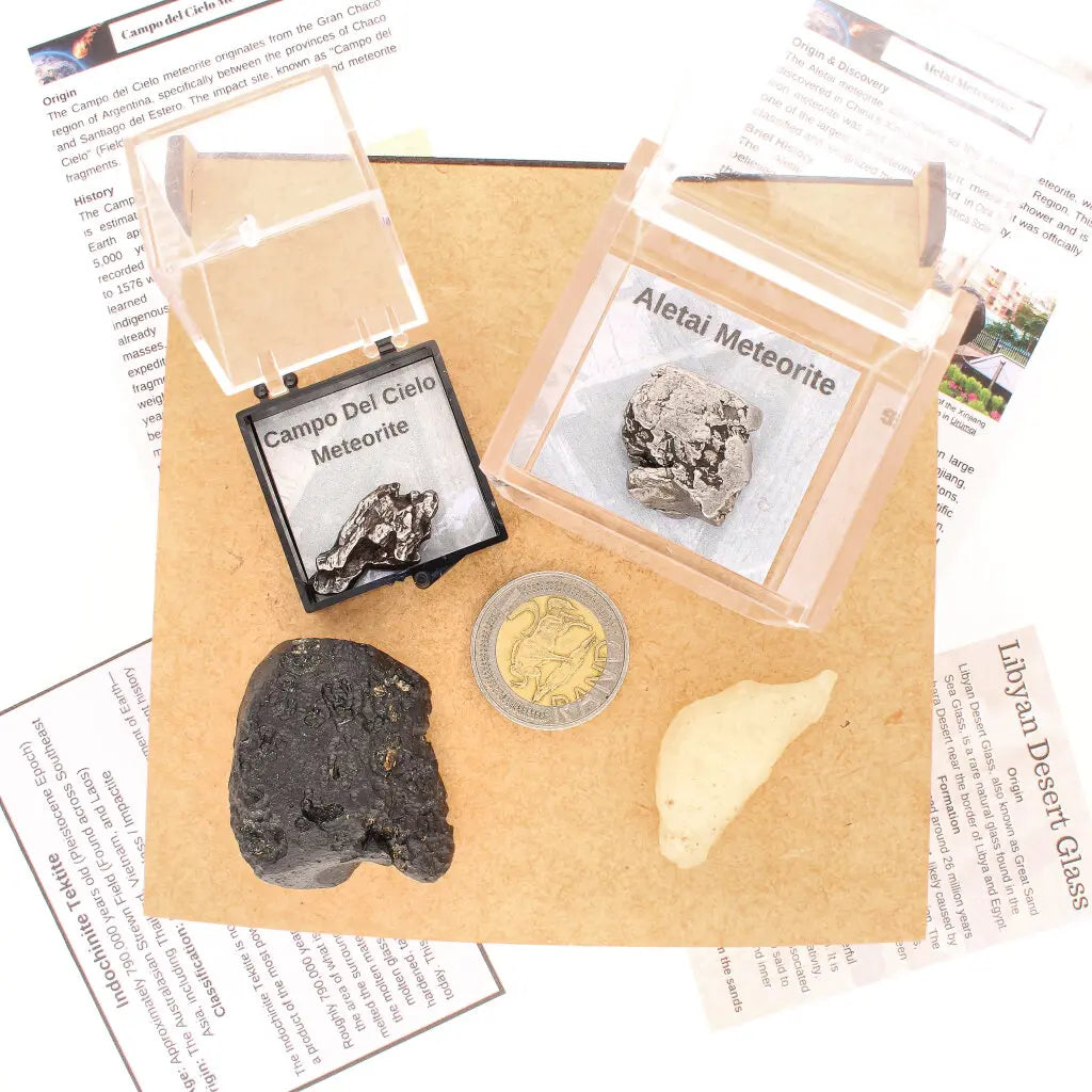 Get your Cosmic Impact Collection - Meteorite & Tektite Gift Box online now or in store at Forever Gems in Franschhoek, South Africa