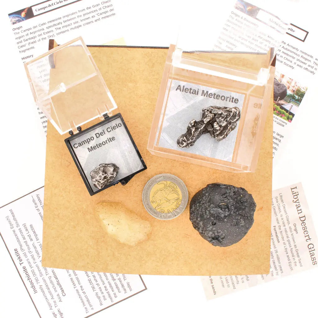 Get your Cosmic Impact Collection - Meteorite & Tektite Gift Box online now or in store at Forever Gems in Franschhoek, South Africa