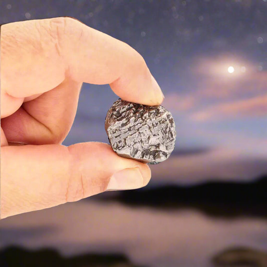 Get your 46g Aletai Meteorite - Historic Altai Region Iron Specimen online now or in store at Forever Gems in Franschhoek, South Africa