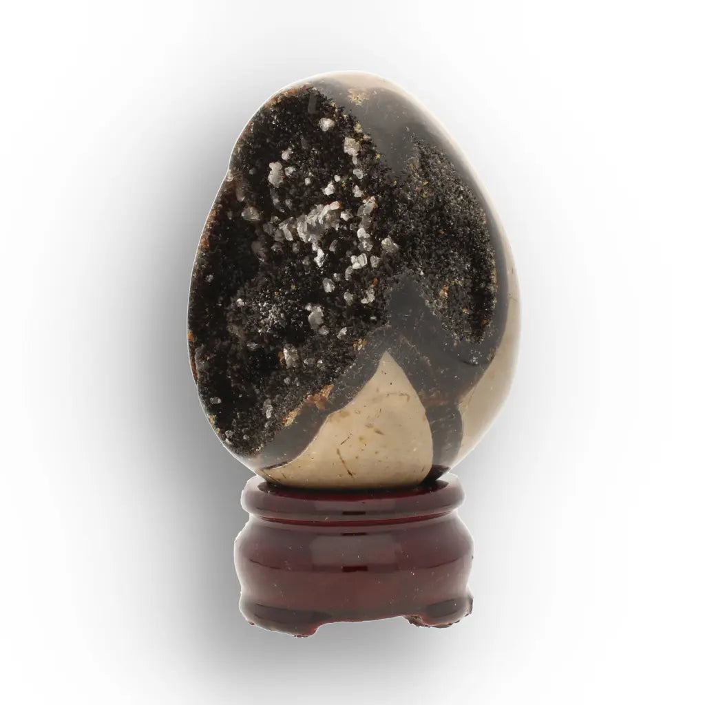 Get your Ancient Septarian Dragon Egg – Natural Crystal from Prehistoric Seas online now or in store at Forever Gems in Franschhoek, South Africa