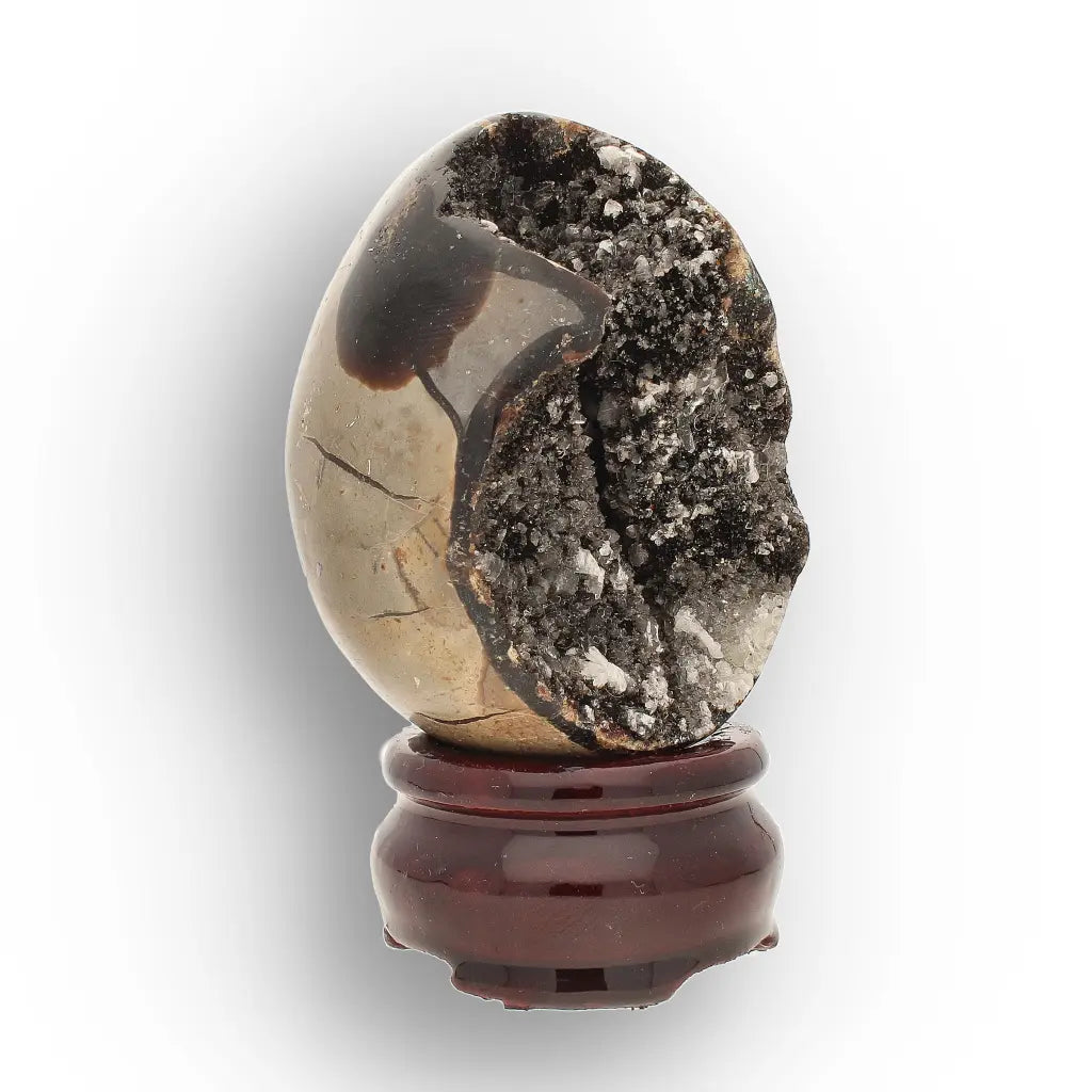 Get your Natural Septarian Dragon Egg Crystal – Earth’s Geological Masterpiece online now or in store at Forever Gems in Franschhoek, South Africa