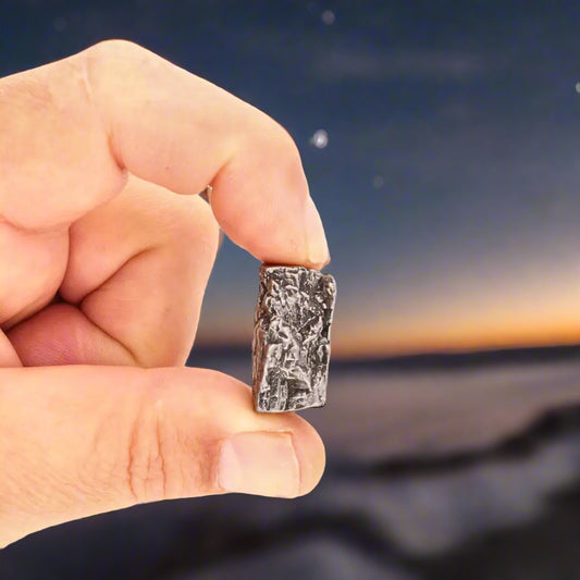 Get your 28g Aletai Meteorite - Rare Chinese Iron Meteorite with Display online now or in store at Forever Gems in Franschhoek, South Africa