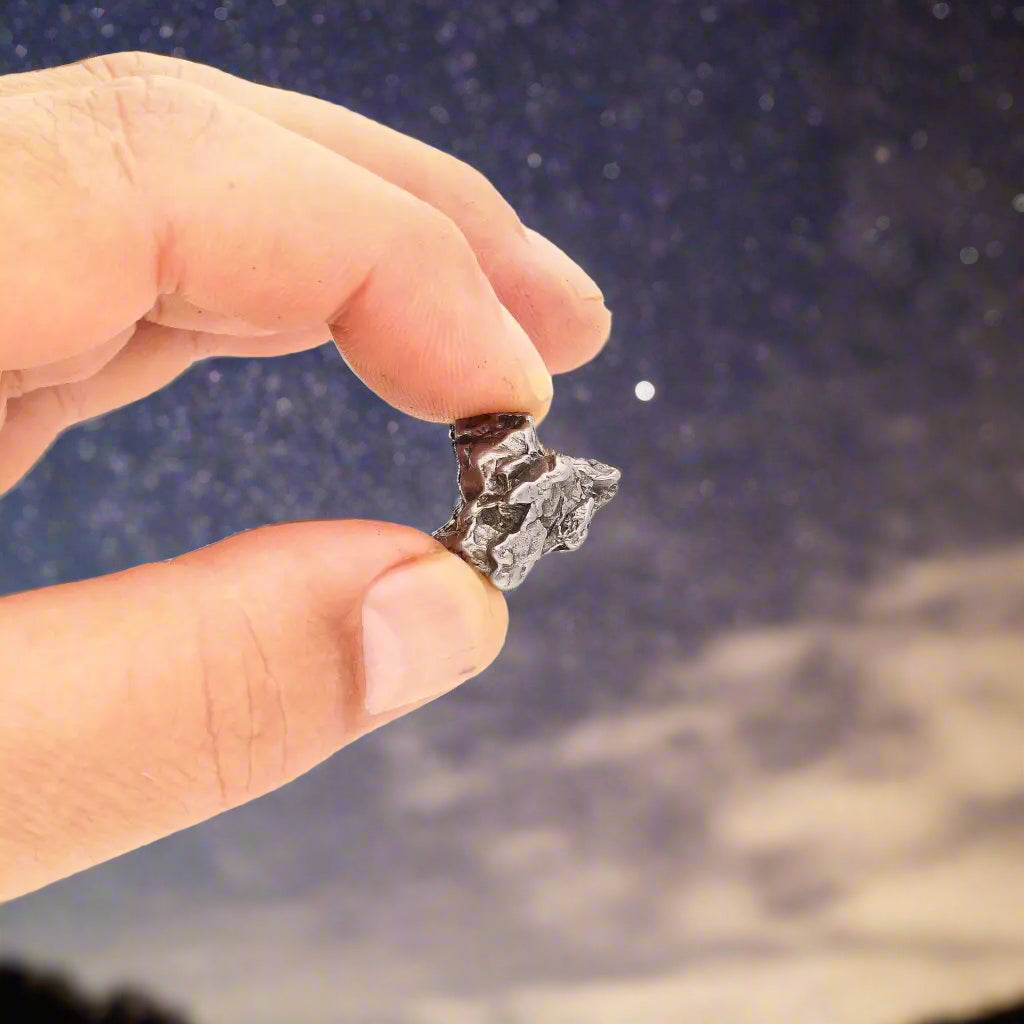 Get your 11g Campo del Cielo Meteorite - Historic Argentine Space Rock Collector Item online now or in store at Forever Gems in Franschhoek, South Africa