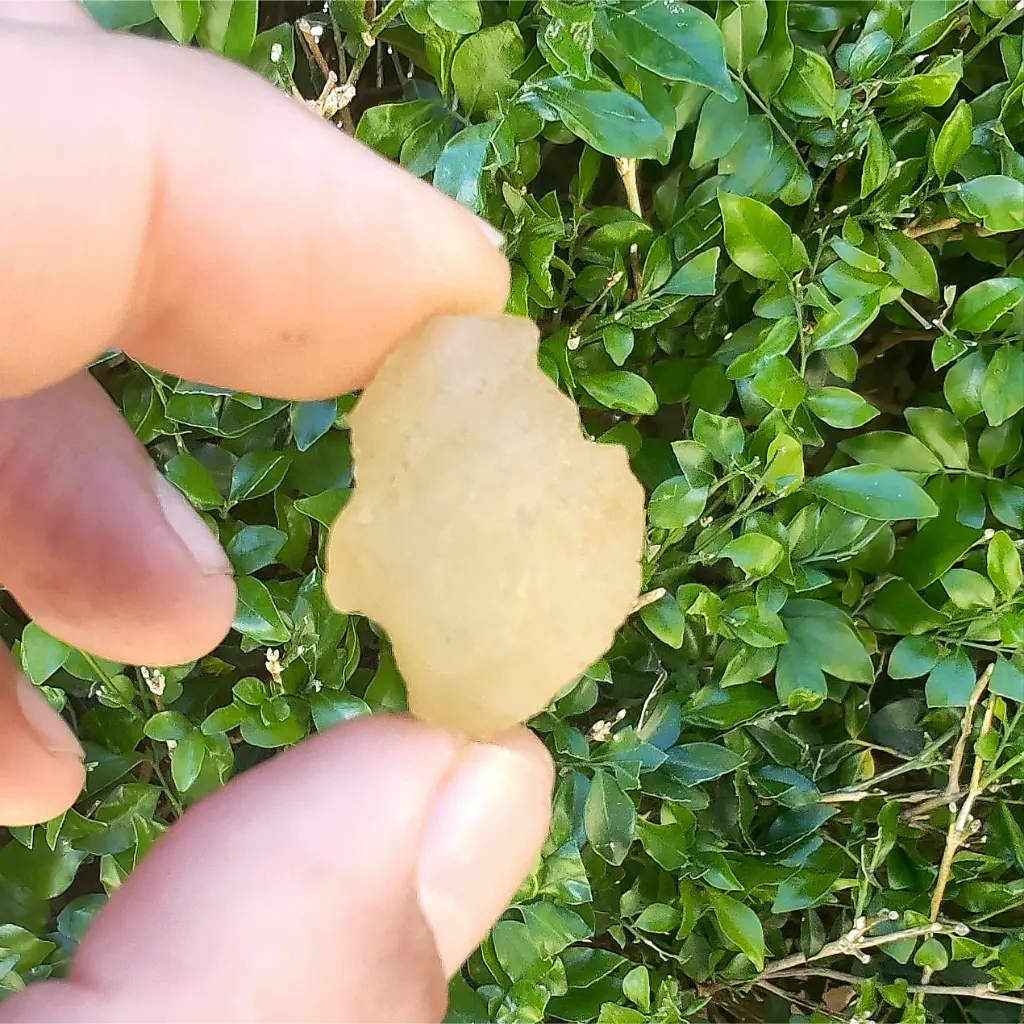 Get your 8g Libyan Desert Glass Genuine Geological Find Metaphysical Collector Item online now or in store at Forever Gems in Franschhoek, South Africa