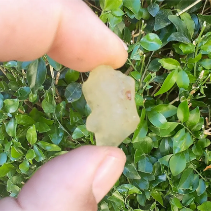 Get your 5g Libyan Desert Glass Ancient Meteorite Golden Yellow Energy Crystal online now or in store at Forever Gems in Franschhoek, South Africa