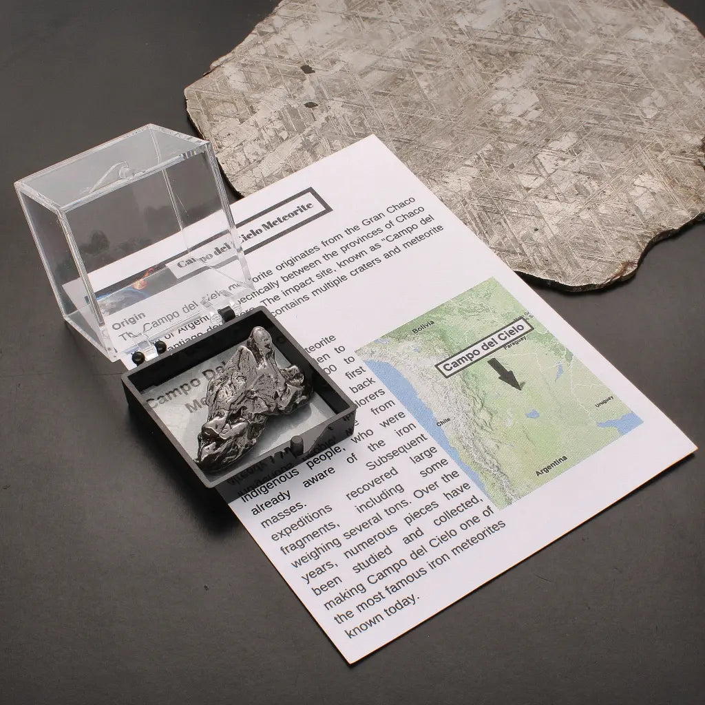Campo del Cielo Meteorite Sculpted Iron Collector Relic