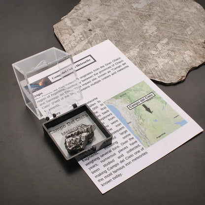 Authentic Campo del Cielo Meteorite Collector Display Piece