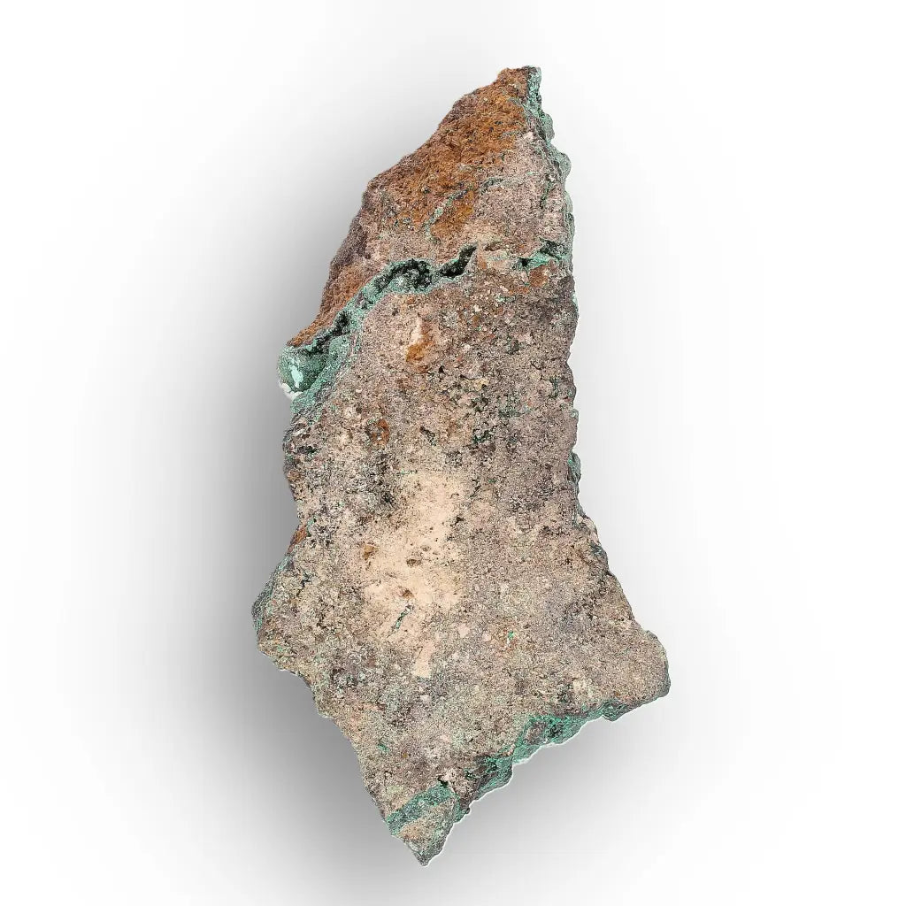 Aragonite on Botryoidal Malachite from the Katanga Copperbelt, DRC