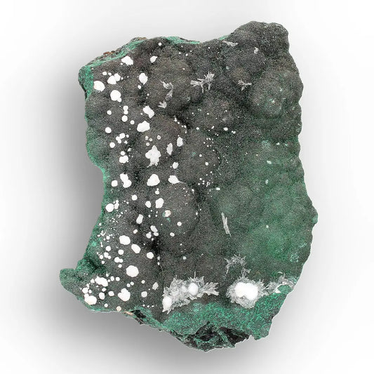 Get your Aragonite on Botryoidal Malachite from the Katanga Copperbelt, DRC online now or in store at Forever Gems in Franschhoek, South Africa