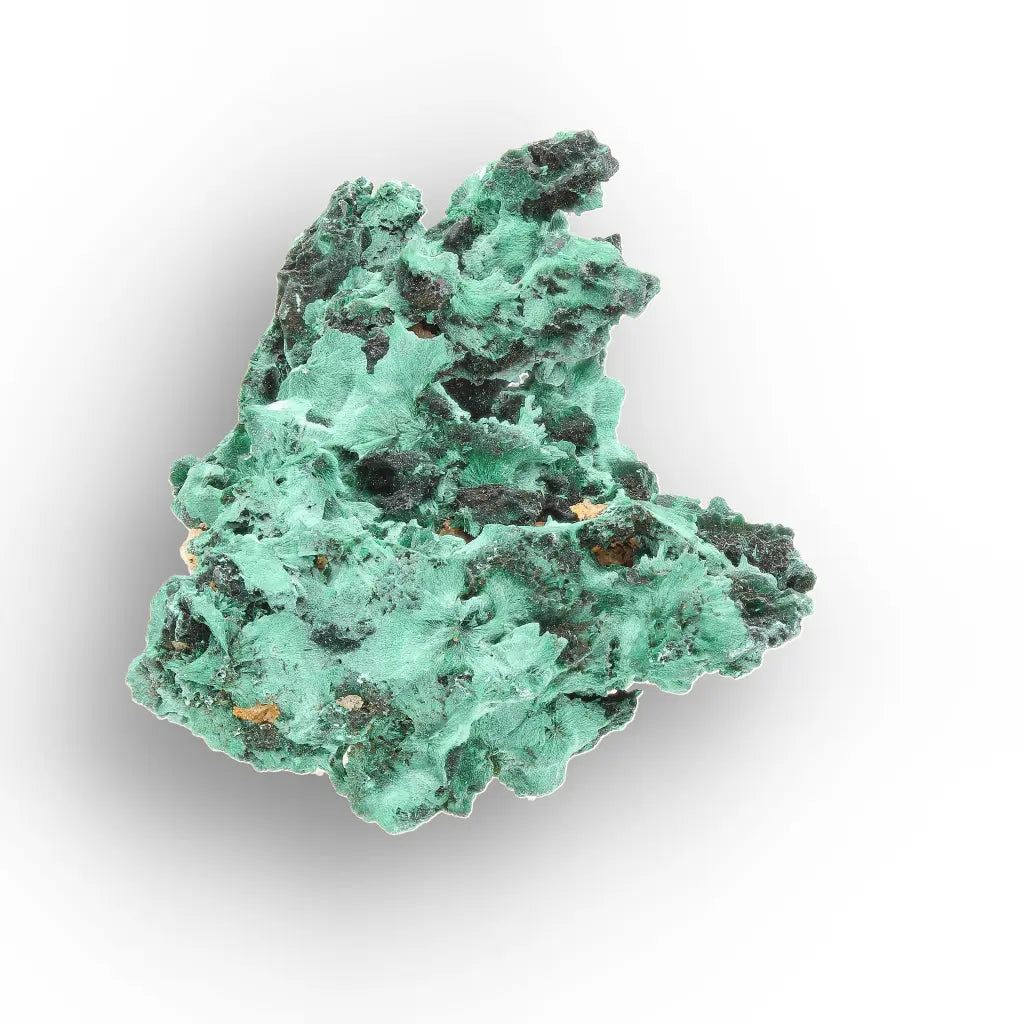 Fibrous Malachite Rosette Specimen from the Katanga Copperbelt, DRC