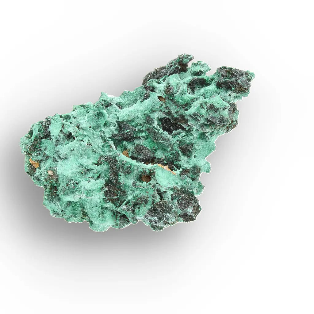 Fibrous Malachite Rosette Specimen from the Katanga Copperbelt, DRC