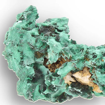 Fibrous Malachite Rosette Specimen from the Katanga Copperbelt, DRC