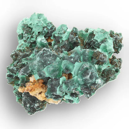 Fibrous Malachite Rosette Specimen from the Katanga Copperbelt, DRC