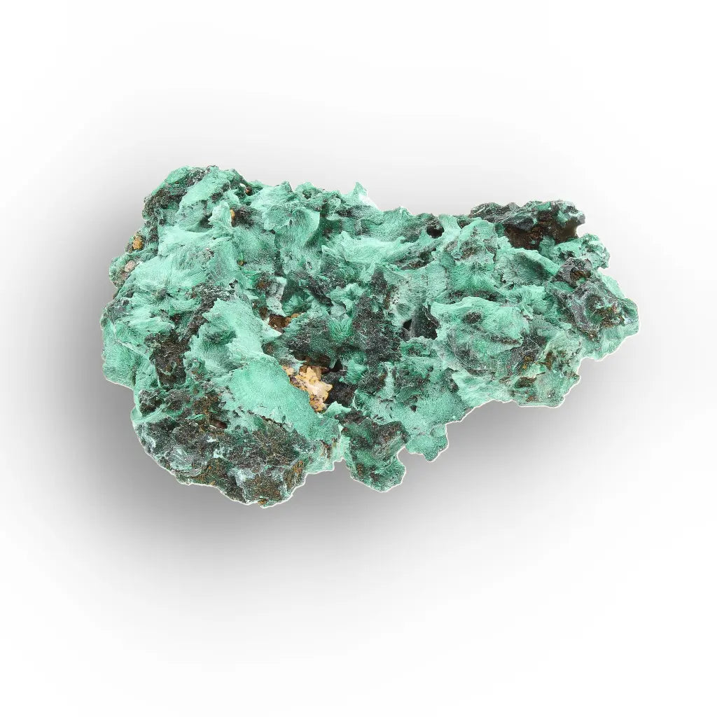 Fibrous Malachite Rosette Specimen from the Katanga Copperbelt, DRC