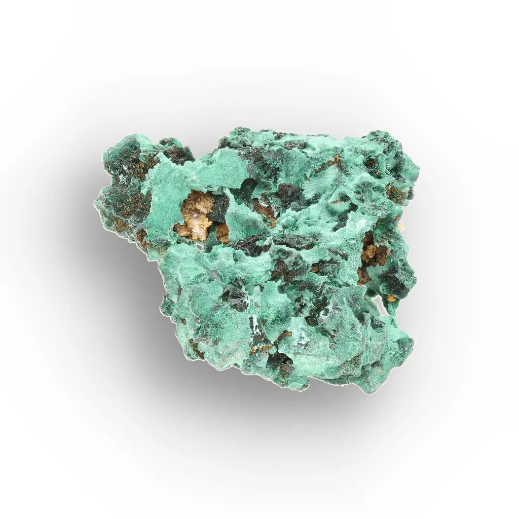 Fibrous Malachite Rosette Specimen from the Katanga Copperbelt, DRC