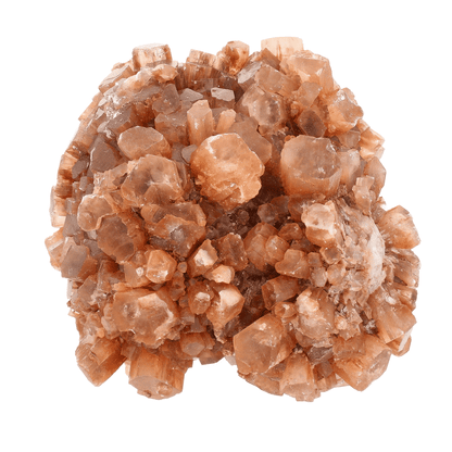 Get your Large Aragonite Star Cluster with Peach Crystal Growth online now or in store at Forever Gems in Franschhoek, South Africa