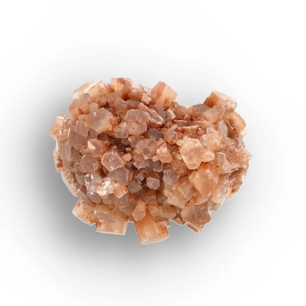 Get your Large Aragonite Star Cluster with Peach Crystal Growth online now or in store at Forever Gems in Franschhoek, South Africa