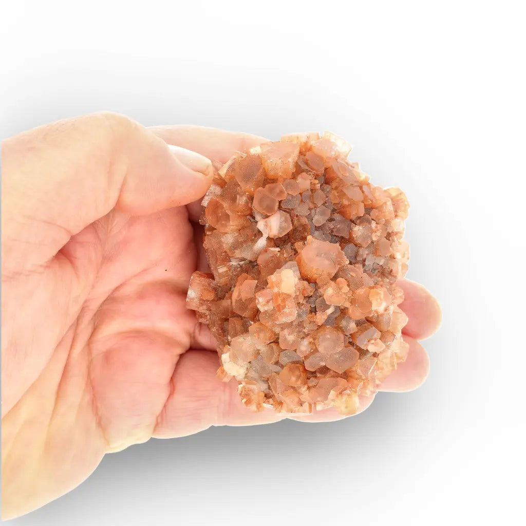 Get your Extra Large Aragonite Star Cluster with Rich Peach Crystals online now or in store at Forever Gems in Franschhoek, South Africa