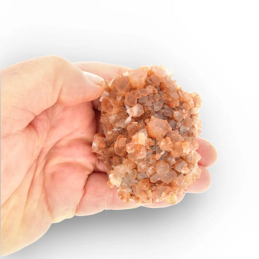Get your Extra Large Aragonite Star Cluster with Rich Peach Crystals online now or in store at Forever Gems in Franschhoek, South Africa