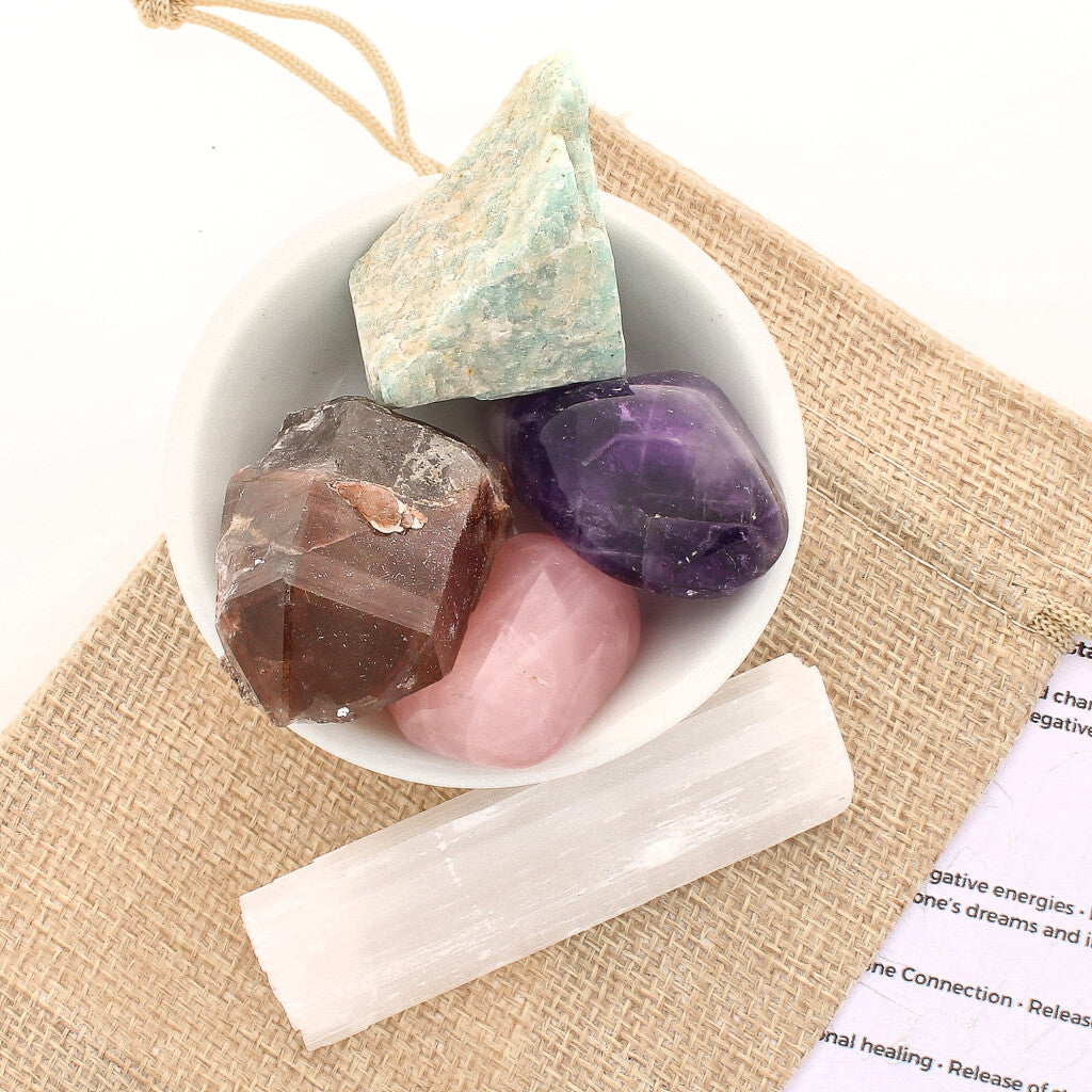 Buy your The Self-Care Crystal Kit online now or in store at Forever Gems in Franschhoek, South Africa