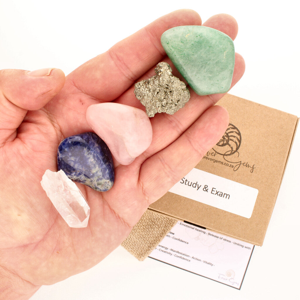 Buy your Study & Exam Crystal Kit online now or in store at Forever Gems in Franschhoek, South Africa