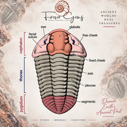 Get your Authentic Morocops Trilobite Fossil – Devonian Morocco Find online now or in store at Forever Gems in Franschhoek, South Africa