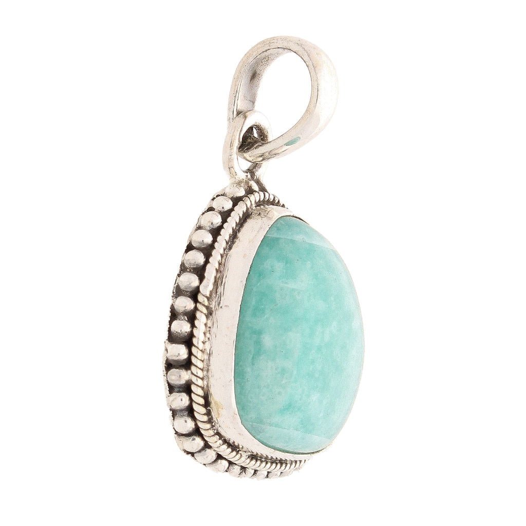 Buy your Amazonite Sterling Silver Pendant online now or in store at Forever Gems in Franschhoek, South Africa