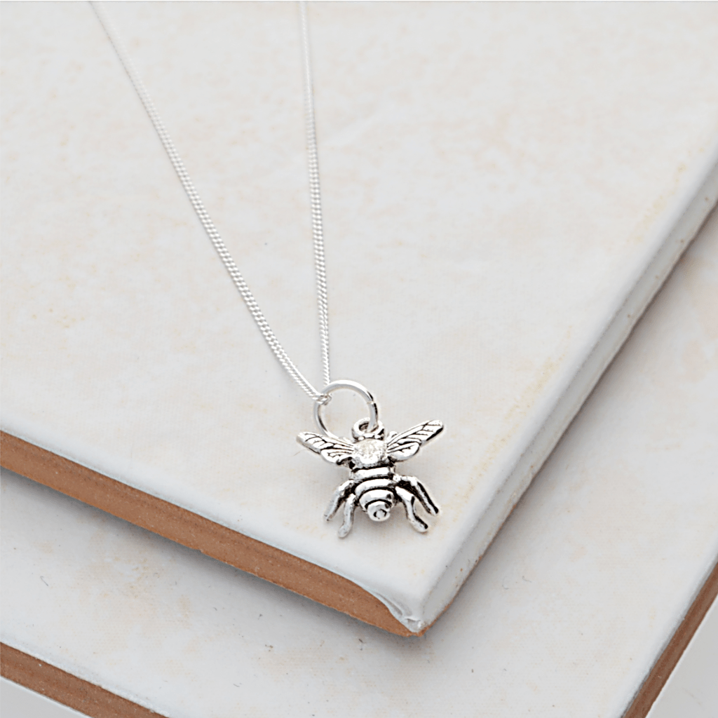 Buy your Sweet as Honey: Bee Charm Necklace in Silver online now or in store at Forever Gems in Franschhoek, South Africa