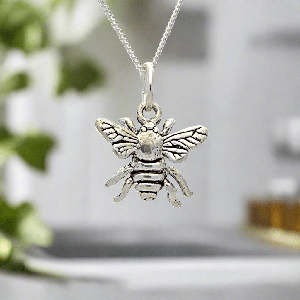 Buy your Sweet as Honey: Bee Charm Necklace in Silver online now or in store at Forever Gems in Franschhoek, South Africa