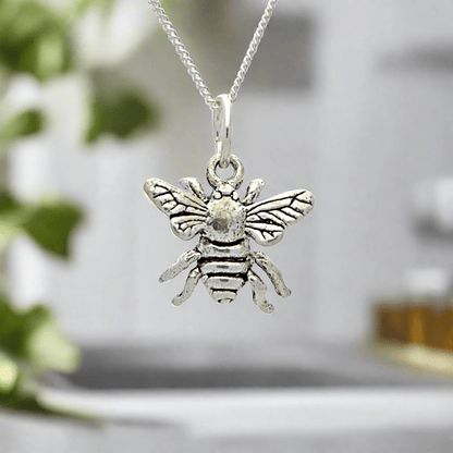 Buy your Sweet as Honey: Bee Charm Necklace in Silver online now or in store at Forever Gems in Franschhoek, South Africa
