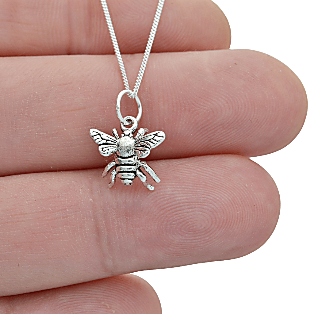 Buy your Sweet as Honey: Bee Charm Necklace in Silver online now or in store at Forever Gems in Franschhoek, South Africa