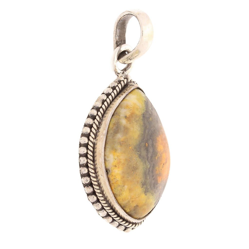 Buy your Bumble Bee Jasper Sterling Silver Pendant online now or in store at Forever Gems in Franschhoek, South Africa