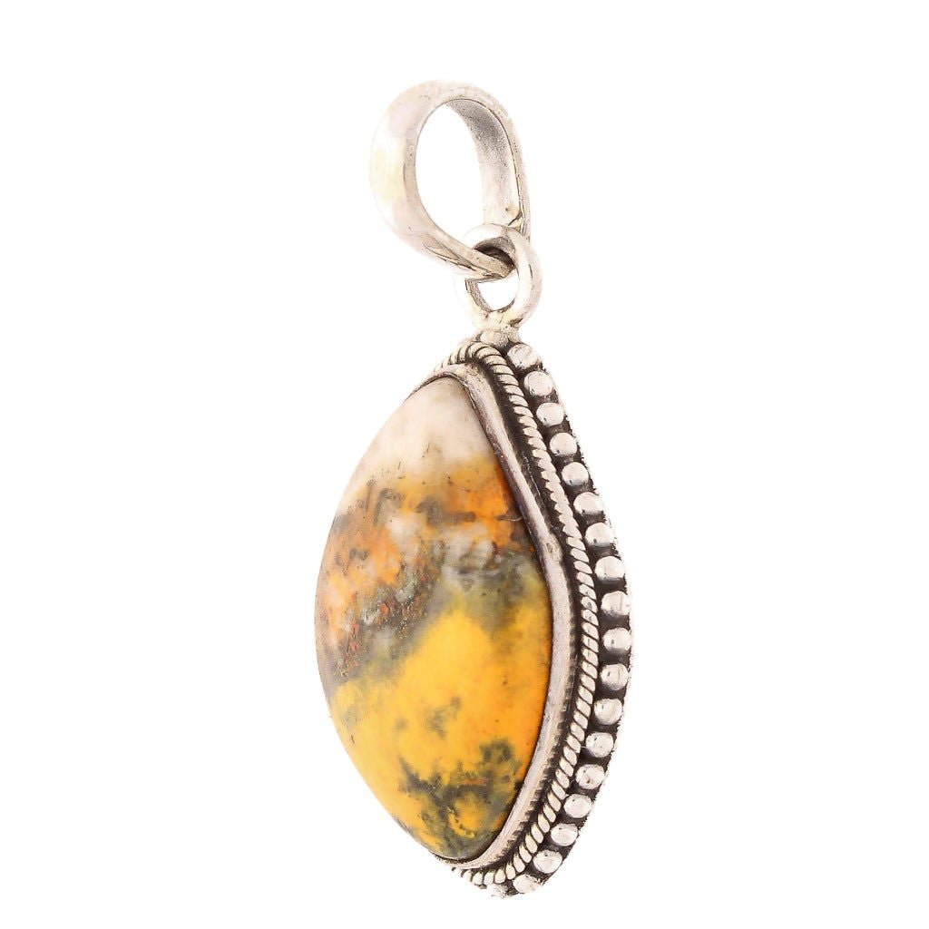 Buy your Bumble Bee Jasper Sterling Silver Pendant online now or in store at Forever Gems in Franschhoek, South Africa