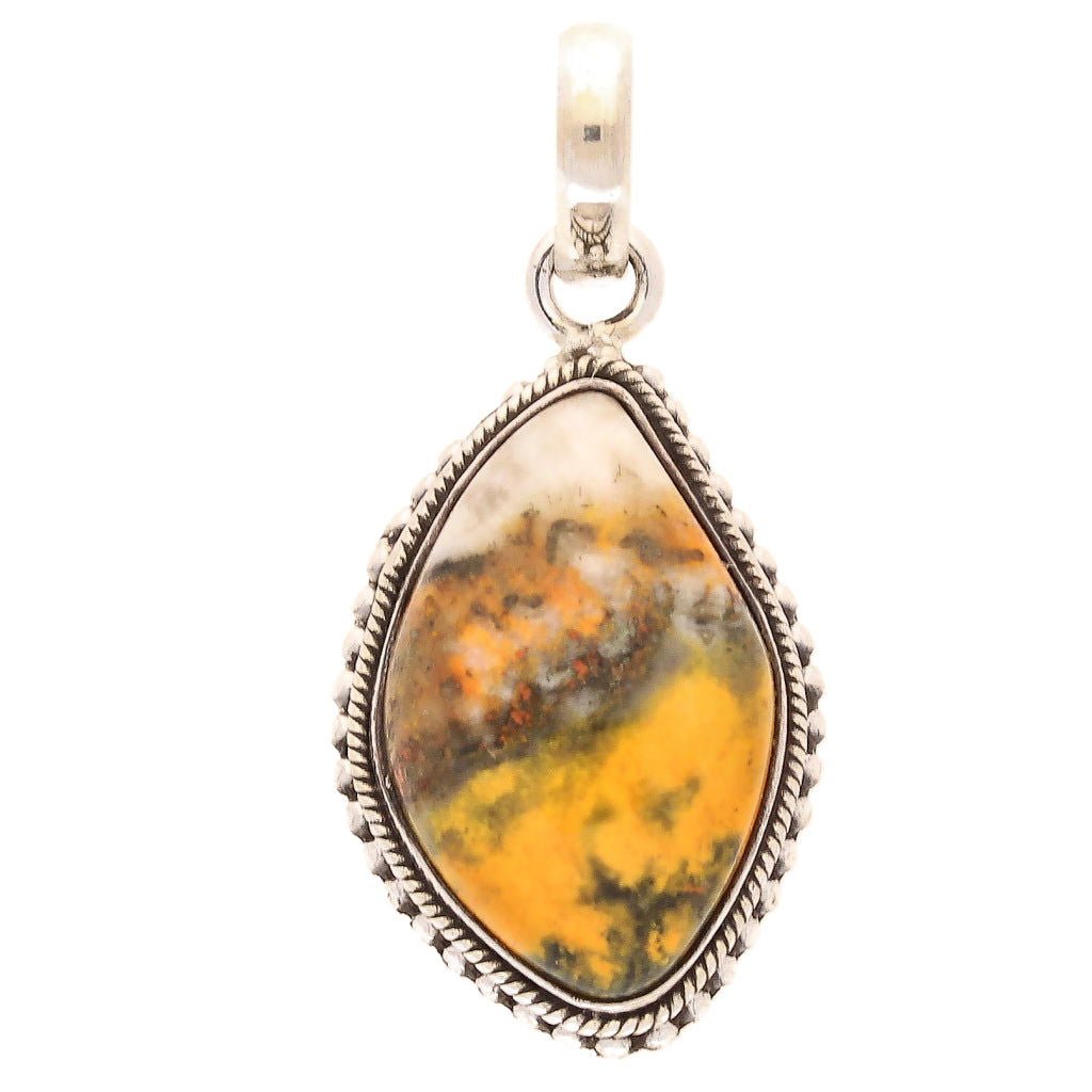 Buy your Bumble Bee Jasper Sterling Silver Pendant online now or in store at Forever Gems in Franschhoek, South Africa