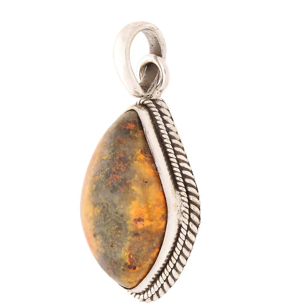 Buy your Bumble Bee Jasper Sterling Silver Pendant online now or in store at Forever Gems in Franschhoek, South Africa