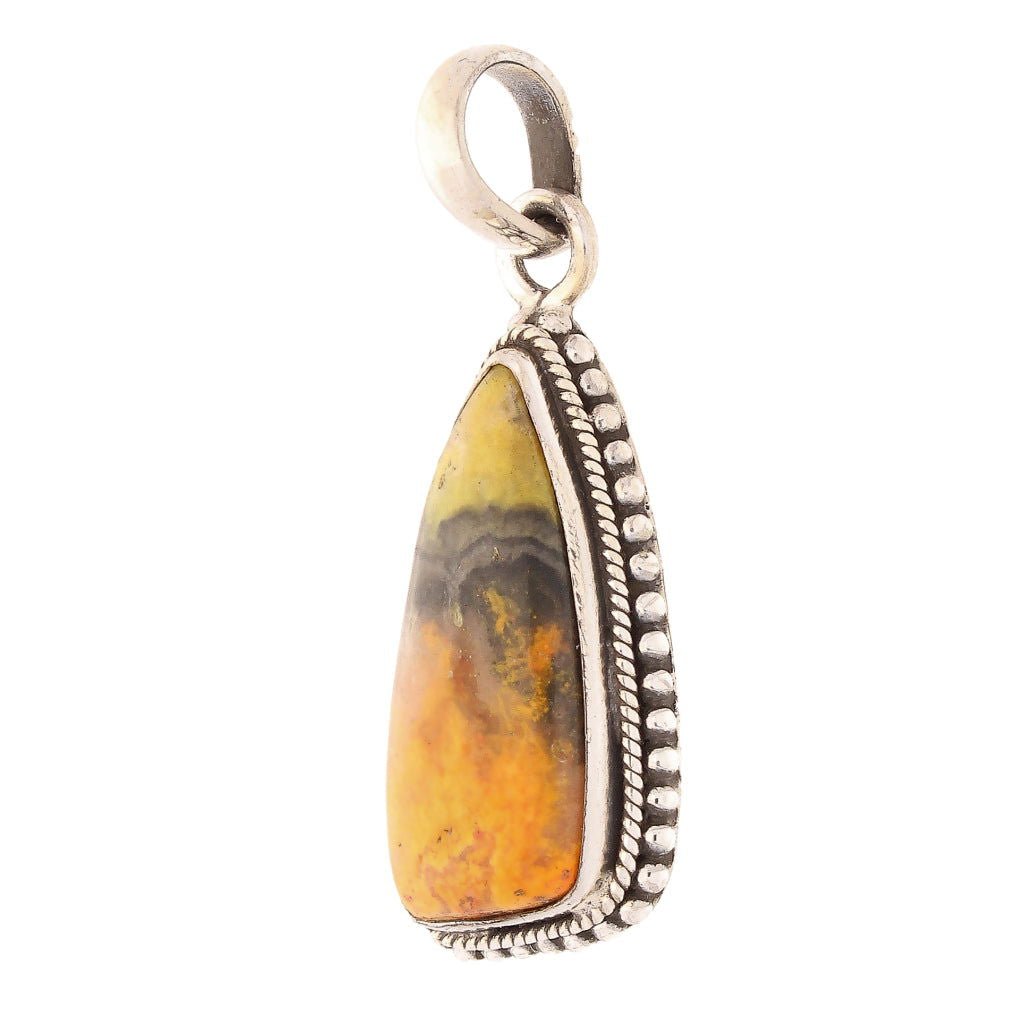 Buy your Bumble Bee Jasper Sterling Silver Pendant online now or in store at Forever Gems in Franschhoek, South Africa