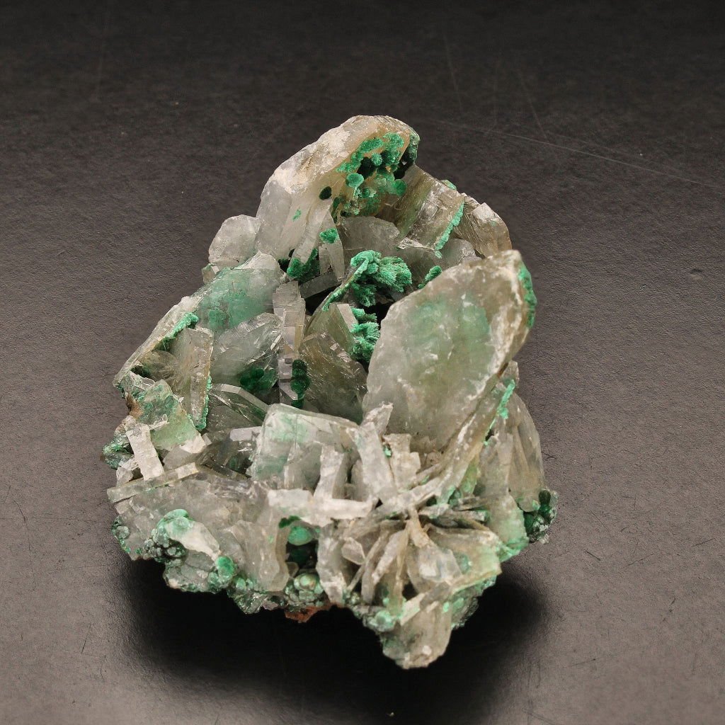 Buy your Cabinet Size Baryte and Malachite online now or in store at Forever Gems in Franschhoek, South Africa