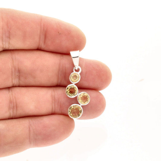 Buy your Citrine Sterling Silver Constellation Pendant online now or in store at Forever Gems in Franschhoek, South Africa