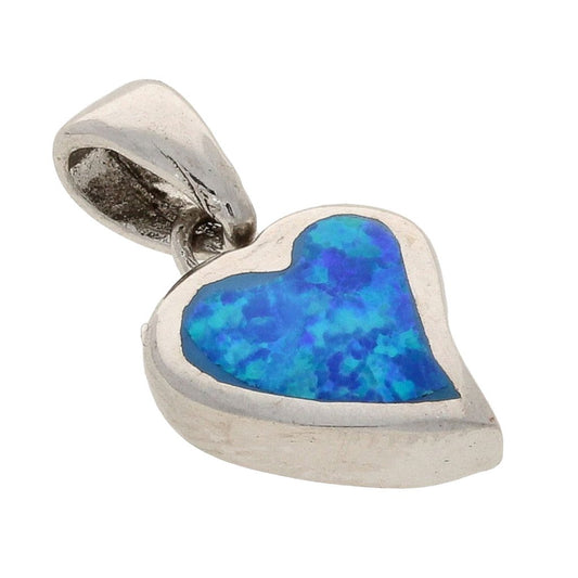 Buy your Cupid's Fire: Heart Synthetic Opal Necklace online now or in store at Forever Gems in Franschhoek, South Africa