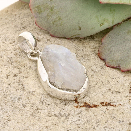 Buy your Elemental Aura Rough Moonstone Necklace online now or in store at Forever Gems in Franschhoek, South Africa
