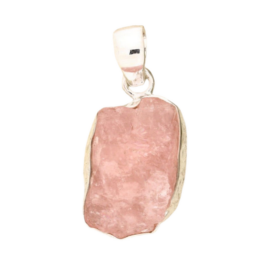 Buy your Elemental Aura Rough Rose Quartz Necklace online now or in store at Forever Gems in Franschhoek, South Africa