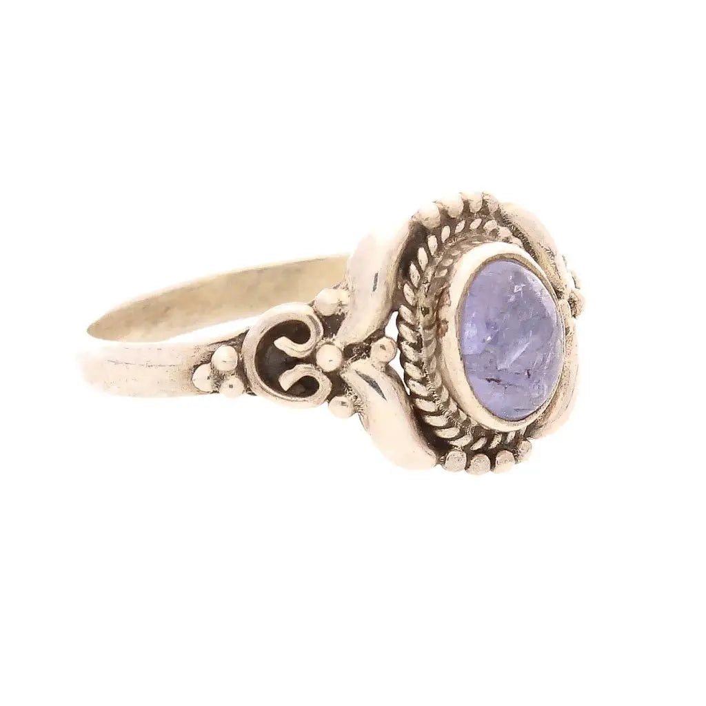 Get your Sterling Silver Oval Tanzanite Filigree Ring online now or in store at Forever Gems in Franschhoek, South Africa