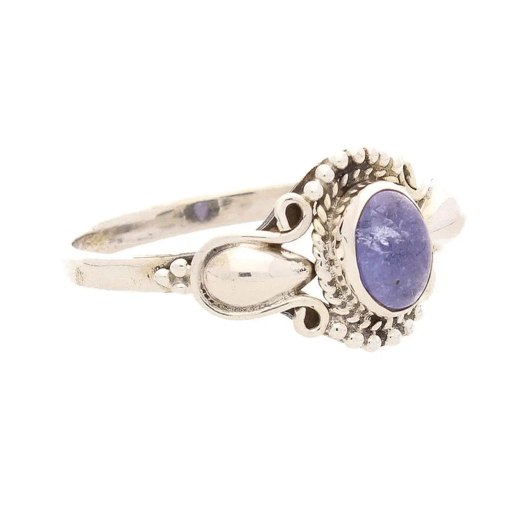 Get your Sterling Silver Oval Tanzanite Filigree Ring online now or in store at Forever Gems in Franschhoek, South Africa