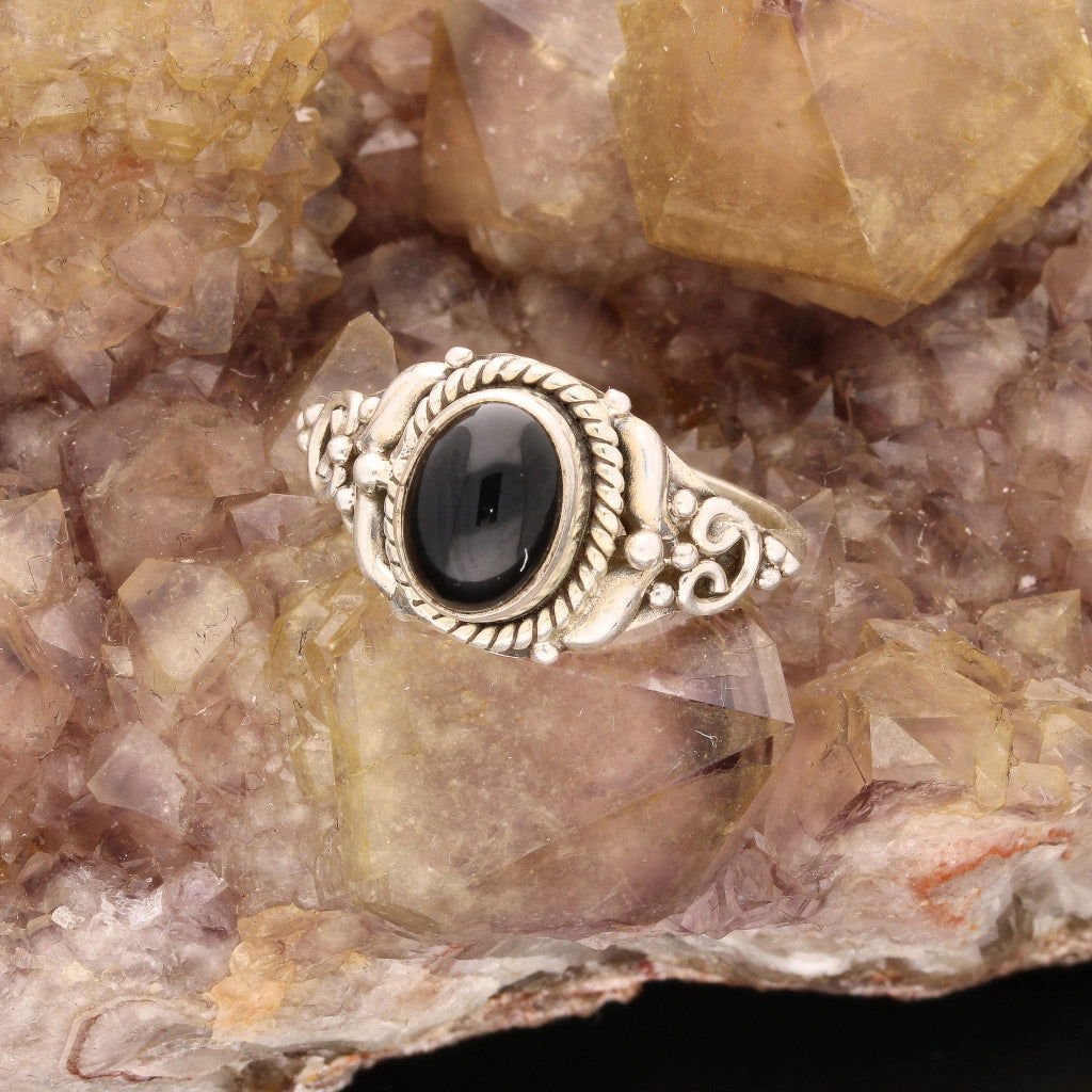 Buy your Black Onyx: Infinite Strength Sterling Silver Ring online now or in store at Forever Gems in Franschhoek, South Africa