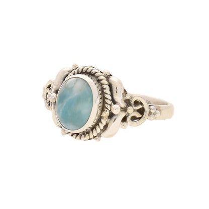 Buy your Enduring Grace Sterling Silver Larimar Ring online now or in store at Forever Gems in Franschhoek, South Africa