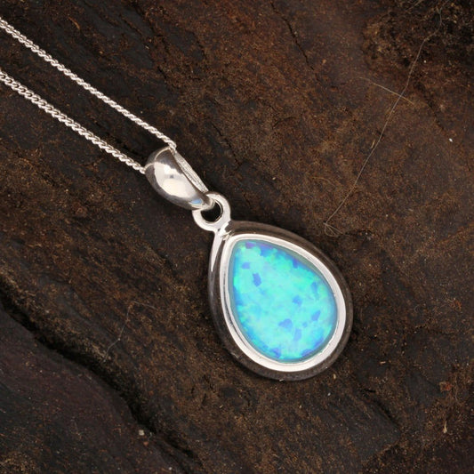 Buy your Eternal Fire: Synthetic Opal Necklace online now or in store at Forever Gems in Franschhoek, South Africa