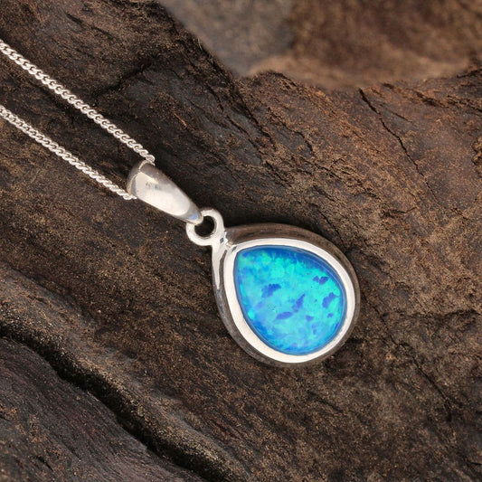 Buy your Eternal Fire: Synthetic Opal Necklace online now or in store at Forever Gems in Franschhoek, South Africa