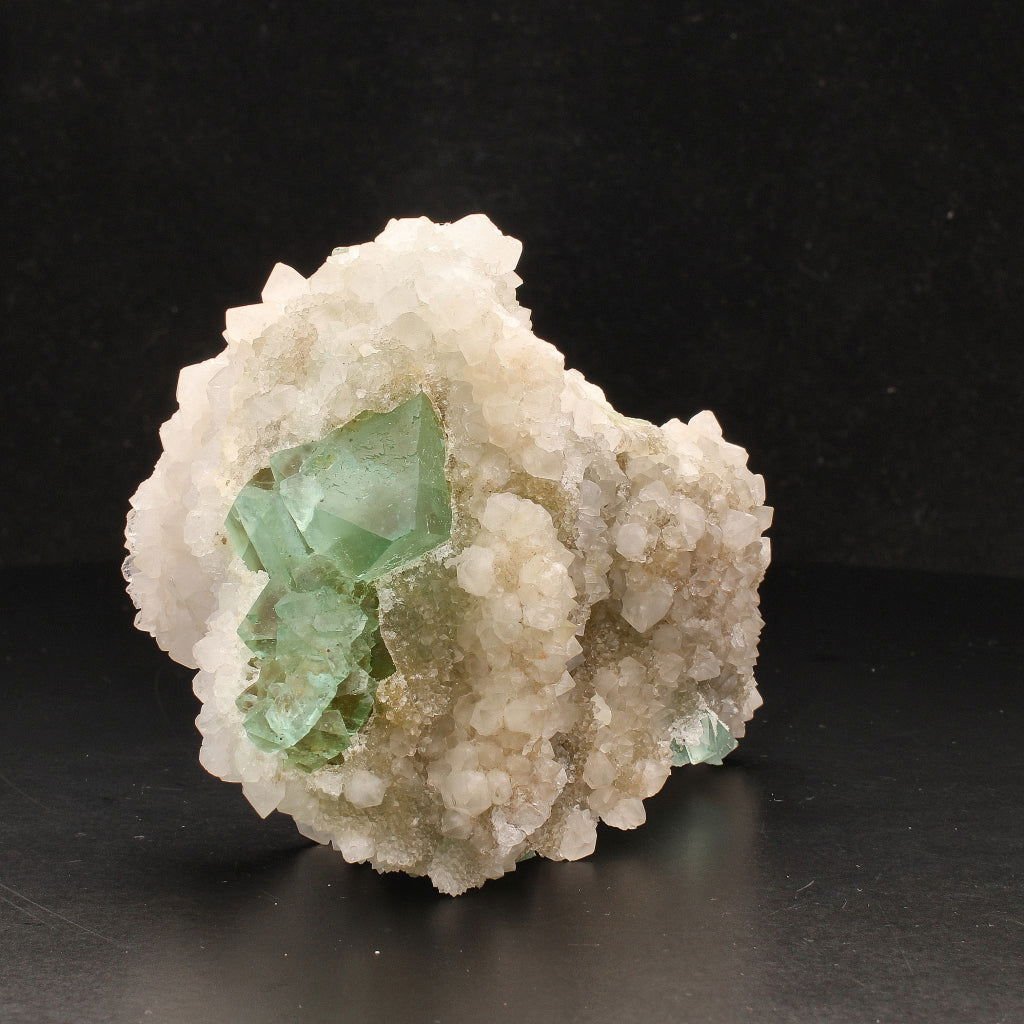 Buy your Quartz-Encrusted Fluorite Octahedra Beauty online now or in store at Forever Gems in Franschhoek, South Africa